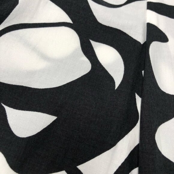 CARAMELU Black & White Abstract Swirl Flared Girly Summer Skirt SIZE 9/10 - Picture 7 of 13